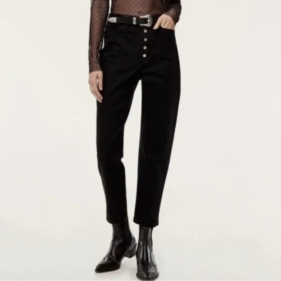 Aritzia Wilfred Free Belen Pants Black, Size 6 - Picture 2 of 8